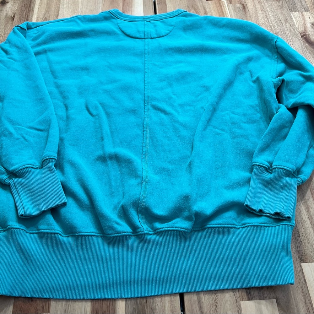 American Eagle Teal Crewneck Sweatshirt – Size S - Picture 6 of 6